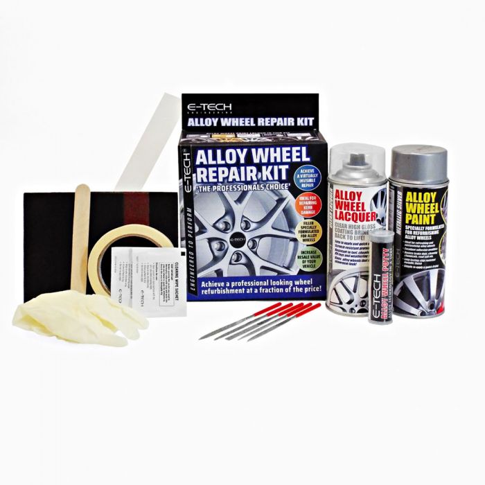 Wheel Repair Adhesive Kit Effective Alloy Wheel Repair Kit Silver
